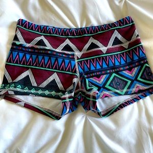 FLEO OG Original Shorts, Aztec Print, Size Small